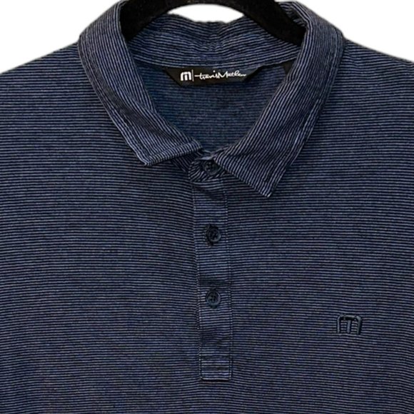 Men's Travis Mathew Blue‎ Golf Polo Shirt Size Large - Picture 2 of 7